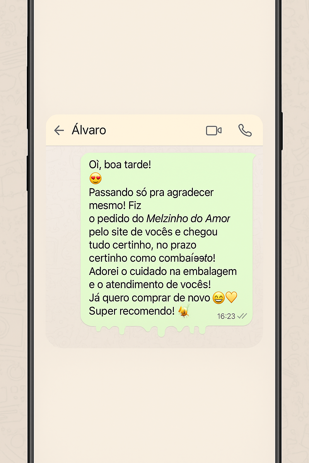 Depoimentos WhatsApp